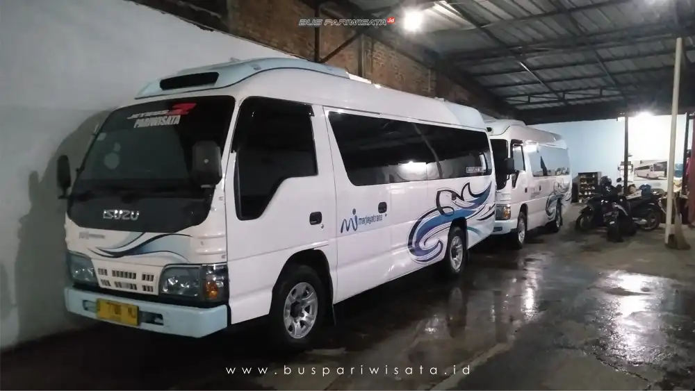 buspariwisata.id - foto elf coaster pariwisata marjaya trans a