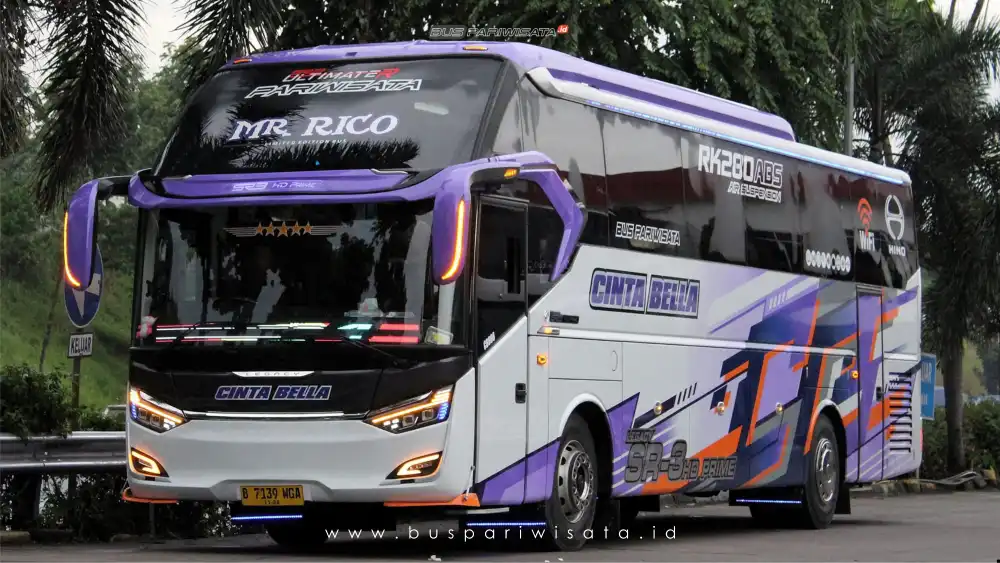 buspriwisata.id – foto bus pariwisata cinta bella e