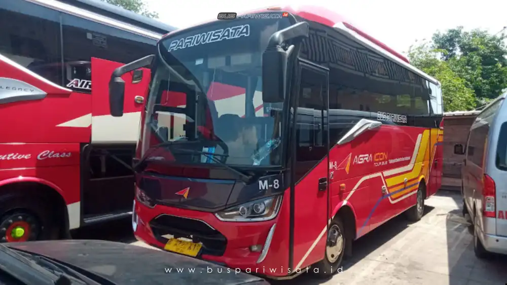 buspriwisata.id – foto bus pariwisata agra icon a