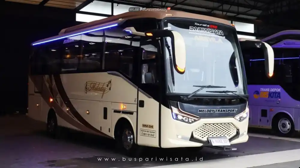 buspriwisata.id – foto bus pariwisata melody transport g