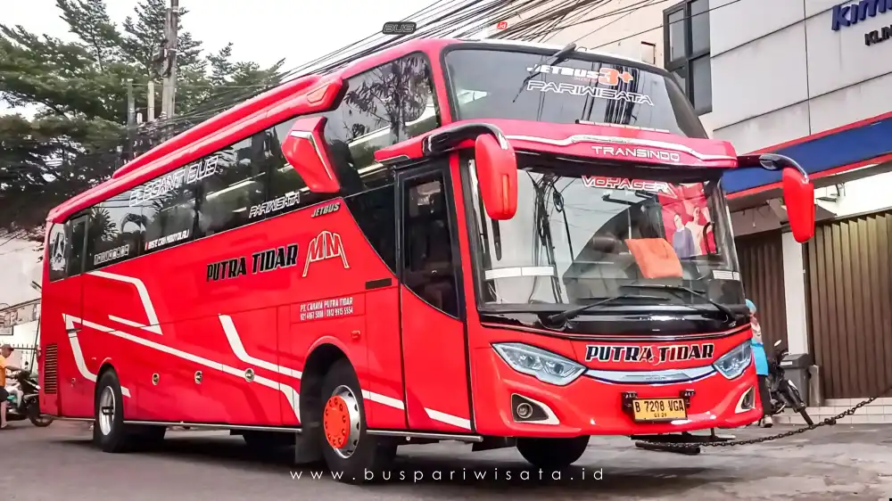 buspriwisata.id – foto bus pariwisata putra tidar e