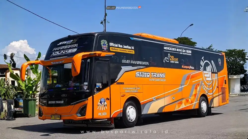 buspariwisata.id – foto bus pariwisata sidiq trans f