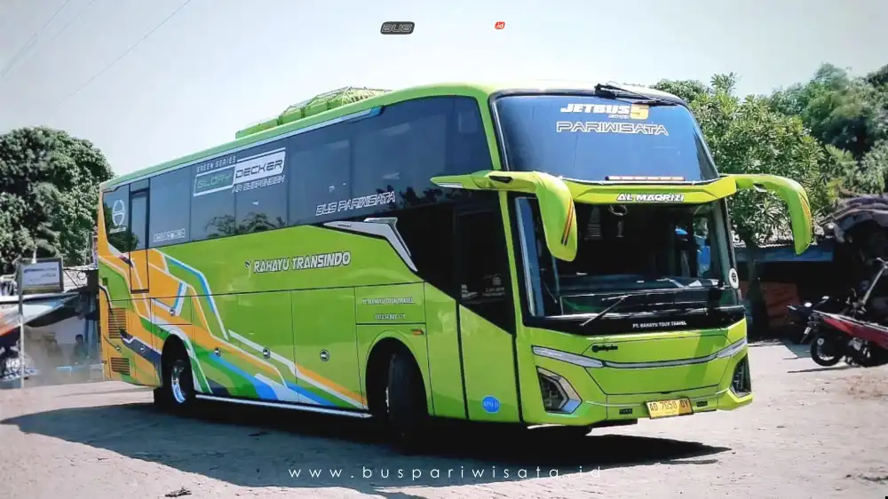 buspriwisata.id – foto bus pariwisata rahayu transport b