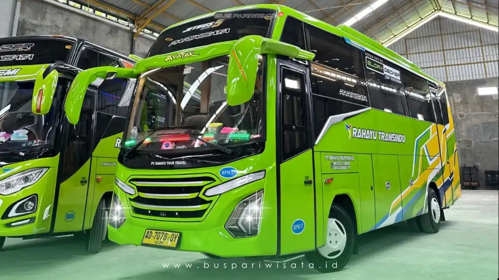 buspriwisata.id – foto bus pariwisata rahayu transport g