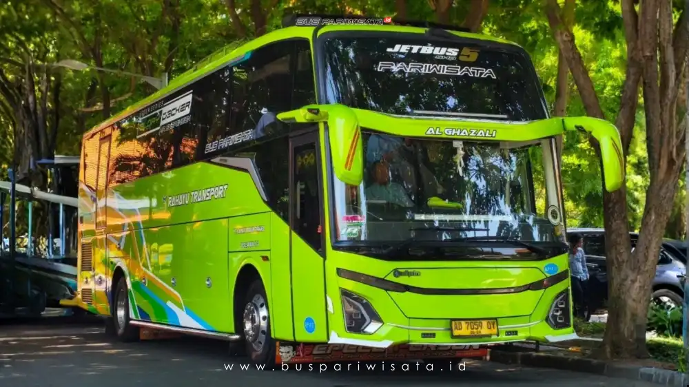 buspriwisata.id - foto bus pariwisata rahayu transport h